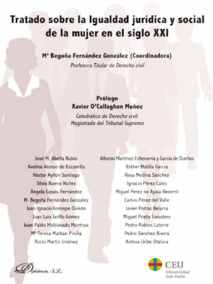 cover image of Tratado sobre la igualdad jurídica y social de la mujer en el siglo XXI